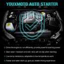 Starter V6 3.6L for Buick Enclave 08-17 Lacrosse 06-16 Allure 06-08, for Chevy Equinox 08-17 Impala 14-20 Traverse 09-17 Malibu 08-12, for GMC Terrain 10-17 Acadia 07-16, for Pontiac G6 XL-7 07-09
