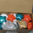 Giant Friendship Bracelet Garland Kit DIY Banner with Letter Ball Jumbo in My Birthday Era Decorations for Classroom Kpop Disco Party Supplies Photo Booth Backdrop(Red, Green, White)