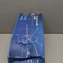 Ceiling Fans with Lights-36 Low Profile Ceiling Fan with Light and Remote/APP Control,Flush Mount,DC Reversible,LED Dimmable Blakc Ceiling Fans for Bedroom,Indoor/Outdoor Patio Use