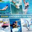 Universal Waterproof Phone Case for iPhone 6.1, Self-Check Function Underwater Pouch Dry Bag Shower Snorkeling for iPhone 15/14/13/12,15/14/13/12 Black