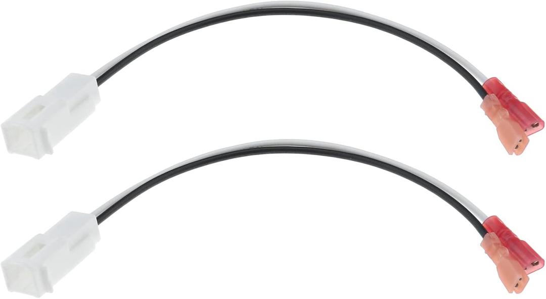 2PCS Car Speaker Wiring Harness 72-7902 Compatible with Dart Journey RAM 1500 2500 3500 4500 5500 Avenger Caliber Challenger Charger Magnum Grand Caravan