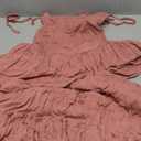 R.Vivimos Womens Summer Boho Sexy Backless Long Dresses S