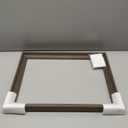 CANFRAVAS 16x20 Solid Wood Canvas Floater Frame, Wood Canvas Floating Frame, Floater Frame for 0.6"-0.8" Deep Canvas Paintings (16"x20", Dark Brown)