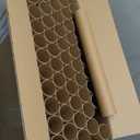 50 Pack Cardboard Tubes for Crafts - 1.57 x 11.81 Inches - Brown Toilet Paper Empty Rolls Round Thick Tubes Sturdy for Classroom Family Handmade DIY Projects