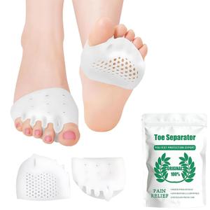 Bunion Corrector For Women Nighttime, Silicone Toe Separator for Overlapping Toes, Foot Support & Comfort, Bunion & Hammer Toe Aid, Breathable & Skin-Friendly, for Women & Men