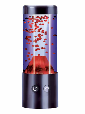 Merkury Volcano Light Multicolor Led Mood Light ,9 in Height,USB or Battery