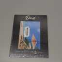 Dad Memorial Gifts Picture Frame 5x7, In Loving Memory Photo Frame, Memorial Gifts for Loss of Dad, They Walk Beside us Every Day Sympathy Wooden Picture Photo Frames for Desk Home Room Decor