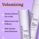 Keranique VOLUME BOOST & STYLE TRAVEL KIT - Anti-Frizz Heat Protection System for Women with Thinning Hair - Includes Keratin Shampoo, Conditioner, and Thickening Mousse, Enhances Volume and Texture