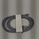 LISEN 10FT USB C Cable Fast Charging, Chubby 240W Cable USB C to USB C Fast Charging Soft Silicone Long USBC to USBC for iPhone 17 Pro Max 16 15 Air Samsung S25 Ultra S24 MacBook Pro Air iPad Switch 2 (Grey)