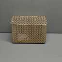 Nitial Crystal Wedding Card Box with Heart Lock 11in Wedding Money Box Treasure Chest Gold Bead Card Receiving Memory Storage for Reception Brithday Graduation Baby Shower Party (Elegant Style)