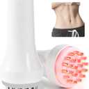 DiDEER Lymphatic Drainage Massager & Anti Cellulite Massage Tool, Reduce Stretch Marks & Cellulite,for Legs, Arms & Belly, Body Sculpting Machine with Microcurrent, Light, Heat & Vibration, (White)