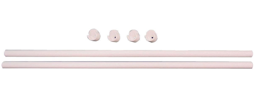 Easy Track Rr1036 Wardrobe Rod/End, 35", White