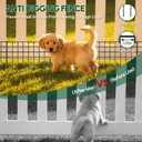 42.5ft(L) x 13in(H) Garden Fence Animal Barrier, 30 Panels No Dig Fence Panels for Dog Rabbit, Rustproof Metal Dig Defence Fencing Bottom Barrier, Anti Digging Garden Edging Border for Outdoor, Yard