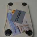 Slim Laundry Hamper with Wheels, Rolling Laundry Basket for Clothes, Small Laundry Basket for Bedroom, Dorm and Laundry Room, 75L (19.8 Gallons) Beige