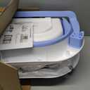 MoreFeel Collapsible Baby Bathtub for Newborn with Thermometer & 1 Hooded Towel & 1 Soft Floating Cushion,Portable Travel Bathtub with Drain Hole, Durable Foldable Baby Tubs for Infants to Toddler