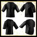 Dog Graduation Cap and Gown 2026 Washable Pet Graduation Costume for Dog Cat Shirt and Hat(Traditional,M,Black)
