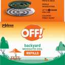 OFF! Backyard Mosquito Repellent Coil Refills, Perfect for Outdoor Patios Country Fresh Scent, 6 Count