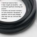 109-3388 126-9835-SL Drive Belt 1/2" x 75 1/2" Replacement Belt for Exmark Lazer Z Quest AS E S X Z Series and Toro Z Master Titan 109-3388 109-8069 126-9835(Black)