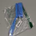 Vikan 45873 Bench Cleaning Brush, Polypropylene/Polyester Soft Bristle Dustpan Brush & Sweeper With Handle, 14-Inch, Blue