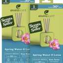 Enviroscent Non-Toxic Air Freshener for Home (Spring Water & Lotus) Essential Oil Diffuser | Home Fragrance Last Over 30 Days | 8 Scent Stix Refills (8 Count (Pack of 2))