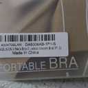 DEANGELMON Deep V Bra for Women No Underwire Wireless Seamless Bras Light Lift Soft Bralettes Full Coverage (Large, Skin-1)