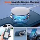 SUPFINE Magnetic for iPhone 15 Pro Max Case(Compatible with MagSafe)(Military Grade Drop Protection) Slim Translucent Matte Shockproof with Anti-Fingerprint Phone Case,Deep Blue