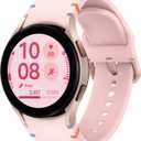 Samsung Galaxy Watch FE 40mm Bluetooth AI Smartwatch w/Fitness Tracking, BIA Sensor, Personalized HR Zones, Heart Rate Tracker, Sleep Monitor, 2024, Pink Gold [US Version]