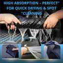 Car Drying Towel  Microfiber Car Towels 1300 GSM  Microfiber Cleaning Cloth (16" x 16") with a Stylish Protective Case  Multi-Purpose