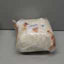 SeaRoomy Burritos Tortilla Throw Blanket, Tortilla Wrap Blanket, Novelty Funny Tortillas Round Blanket Giant Tortillas Round Soft Blankets for Adults and Kids (Beige, 60 inches)