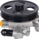 201401 Power Steering Pump Fit for 2007-2010 Ford Edge, 2010-2012 Fusion, 2007-2012 MKZ, 2007-2010 Lincoln MKX 3.5L V6