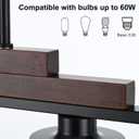 Dining Room Light Fixture/Chandelier Over Table,5-Light Kitchen Island Lighting Hanging for Farmhouse Linear Chandeliers Matte Black Rustic Wood Ceiling Pendant Light Fixtures with Clear Glass Shade
