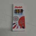 Pentel Permanent Pigment Ink Paint Marker Pens - MMP10 - Contained in Cardboard Wallet (Pearl Wallet of 4)