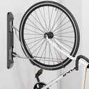 Unbound Bike Storage Rack: Swivel Wall Mount for Effortless Indoor Storage - Space-Saving Design with Swivel Arms. Ideal for Home, Garage, Bike Park (Road Bike Rack (TIRE Width 2.1''))