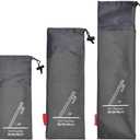 3PCS Camping Tent Stakes Sleeve Tent peg Storage Bag Camp Accesorries Bag(L, M, S)