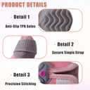 Denim Anti-Slip Dog Shoes for Small Puppy Outdoor Paw Protector | Tough denim protects paws on hot pavement & hiking trails. Non-slip soles keep puppies steady on any terrain.