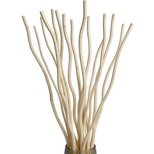 Dried Curly Willow Branches, 15 Stems Dried Twigs Sticks 18-19” Decorative 100% Natural Birch Branches for Vases, DIY, Floral Arrangement, Centerpiece, Rustic Home Decor, Beige