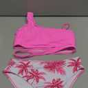 Queenstyle Girls Swimsuits Bikini Set Kids Cutout Bathing Suit Bikini Top Two Piece Girls' Swimwear, 15-16 Y