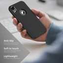 ORIbox Case Compatible with iPhone Xs Max Case, Soft-Touch Finish of The Liquid Silicone Exterior Feels