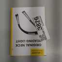 Glocusent Book Light, 3-Color & 6-Brightness Reading Light, Bendable Neck Light, 80-hr Lasting Rechargeable Book Light, Perfect Reading Lights for Books in Bed, Knitting, Repairing, Book Lovers Gifts (Medium, Gray)