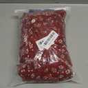 Pioneer Girls Dress Floral Colonial Prairie Costumes for Little Kids with Apron and Bonnet (10-12/150, Dark Red)