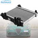 Right Radiator with Oil Cooler For Alfa Romeo Giulia Stelvio 2017-2024 2.0L 2.9L 50540153