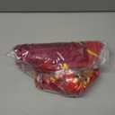 5 PCS 12ft Skeleton Christmas Costume Set Giant Clothes Outfit Accessories Includes Christmas Cloak Santa Hat Leis for Festival Holiday Garden Lawn Outdoor Decor, Skeleton Not Included