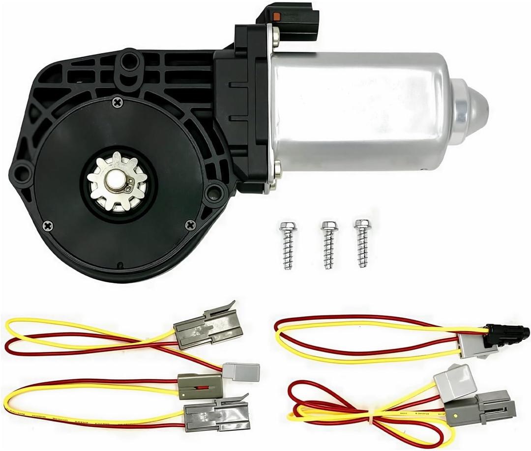 Power Window Lift Motor Replacement Compatible with Ford F150 F250 F350 Aerostar Front Left Window Regulator Motor Replace Part # 742-250 11M104
