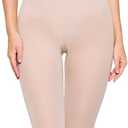 BRABIC Tummy Control Shapewear for Women Compression Leggings Full Body Seamless Faja Body Shaper Bodysuit (Beige, L)