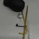 Dreyoo Squeeze Bottle for Hanging Plants, 19" Long Spout Plant Watering Bottle, Easy Squeeze Indoor/Outdoor Watering Can Alternative, Precise Sprinkling for Hanging Baskets, Houseplants, 8oz (Black)