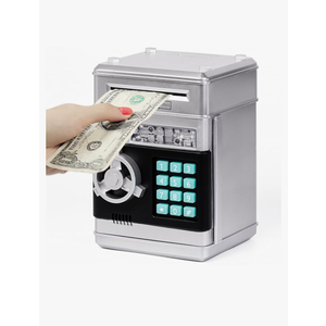 Refasy Piggy Bank Cash Coin Can ATM Bank Electronic Coin Money Bank for Kids Age 3-12, Money Savings Box Mini ATM Coin Bank Toys Gifts for 3 4 5 6 7 8 9 10 11 12 Year Old Boys Girls