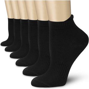 CHARMKING Compression Socks for Women & Men Circulation 15-20 mmHg is Best for Athletic Running Cycling Nurse Daily Wear (Black, S/M)