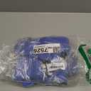 DENTRUN Winter Warm Dog Coat Reflective Jacket with Turtleneck for Cold Weather, Adjustable Buckle Windproof Water Repellent, Thick Snowsuit Fleece Vest for Small, Medium, Large Dogs, Blue, M