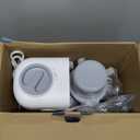 Bear Baby Food Maker with 18.5oz Dual-Layer Steam Baskets, OneStep Baby Food Processor Steamer Puree Blender Grinder Mills, Auto Cooking Grinding&Sterili-zing for Healthy Homemade Baby Food, BPA-Free (White)