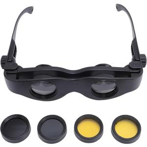 Optics Binocular Glasses, 3X Zoom Opera Glasses, Binoculars Glasses with Polarized Lens, Fishing Binoculars Tool, for Fishing Bird Watching